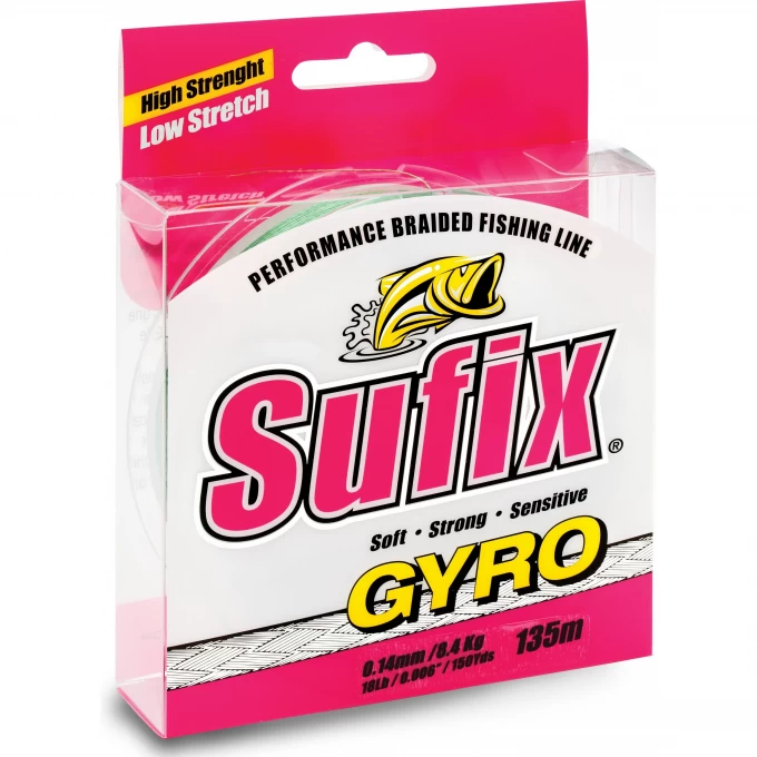 Леска плетеная SUFIX GYRO Braid зеленая 135м 0.30мм 17кг DS1BL032ZF4B11 Леска плетеная SUFIX GYRO Braid зеленая 135м 0.30мм 17кг DS1BL032ZF4B11