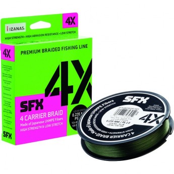 Леска плетеная SUFIX SFX 4X желтая 135 м 0.128 мм 5.5 кг PE 0.6 SFX4B128Y150Y