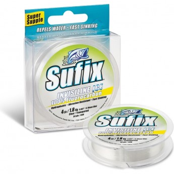 Леска зимняя SUFIX Invisiline Ice Fluorocarbon 50м 0.30мм 6,6кг DS1IN030024A5C